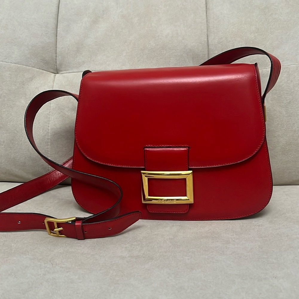 Celine box/body bag still in good condition.